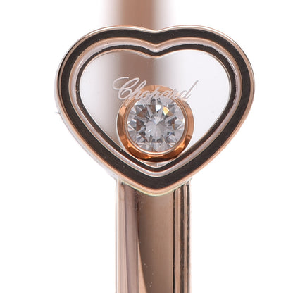 Chopard 18K Rose Gold Diamond Happy Hearts Bangle Bracelet Red 8 of 8