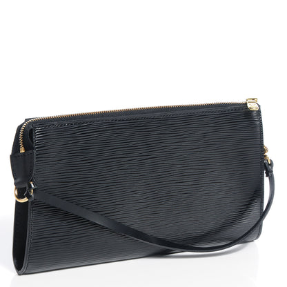 Louis Vuitton Epi Pochette Accessories 24 Black 3 of 7
