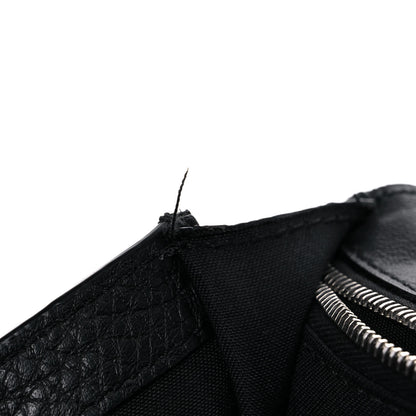 Fendi Cuoio Romano Selleria Medium Flat Baguette Black 11 of 12