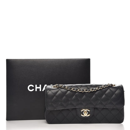 Chanel Caviar Quilted East West Flap Black 10 of 10