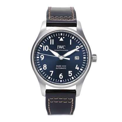 IWC Stainless Steel Calfskin 40mm Pilot Mark XVIII Edition Le Petit Prince Automatic Watch Blue IW327010 1 of 5