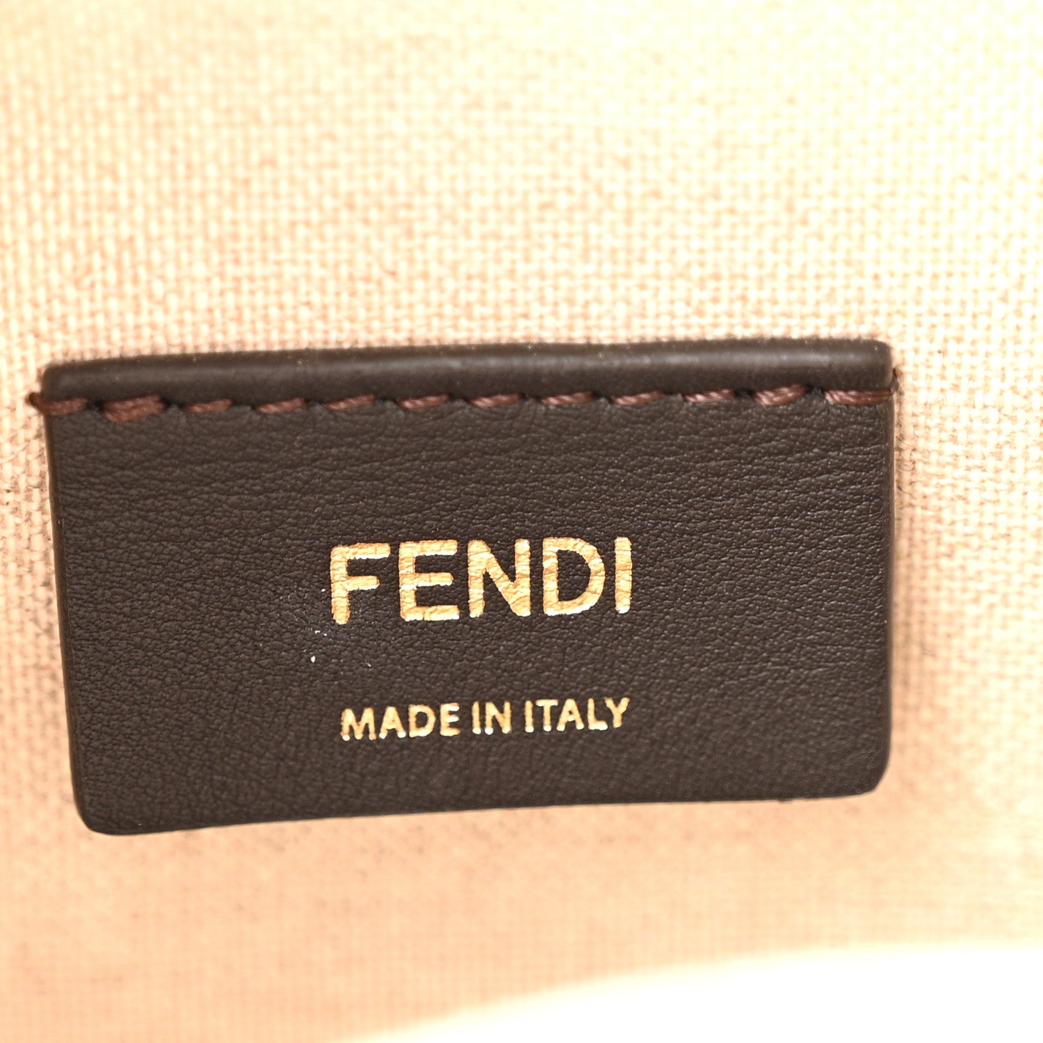 Fendi Canvas Nappa F is Fendi FF Embroidered Mini Mon Tresor Bucket Bag White Nuvola 6 of 11