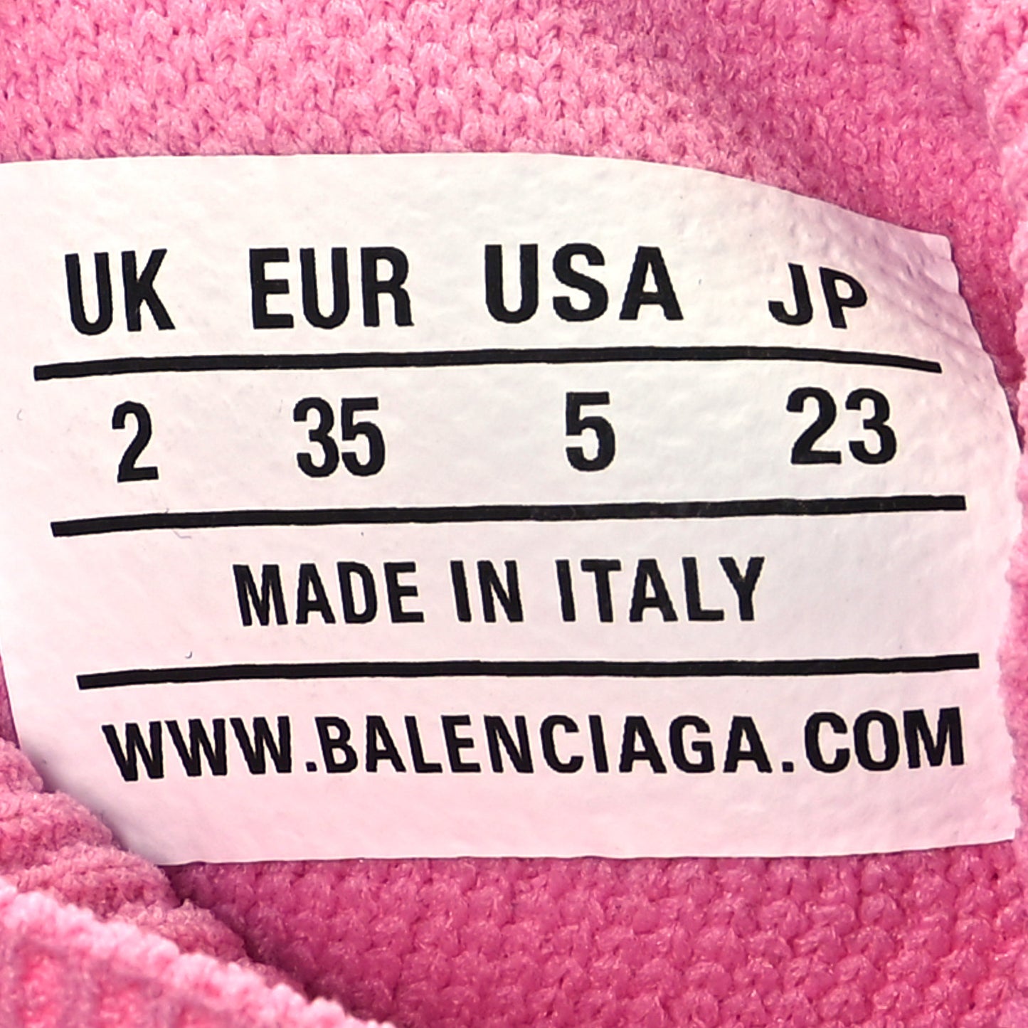 Neoprene Knit Bi-Color Sole Womens Speed Sneakers 35 Pink White Black