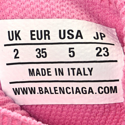 Balenciaga Neoprene Knit Bi-Color Sole Womens Speed Sneakers 35 Pink White Black 10 of 11