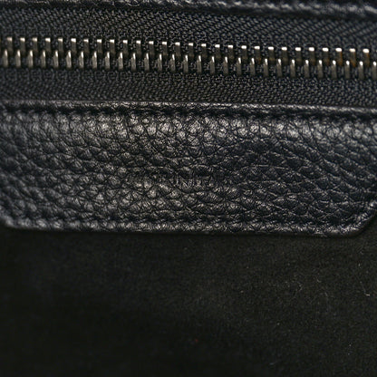 Celine Drummed Calfskin Mini Luggage Black 6 of 11