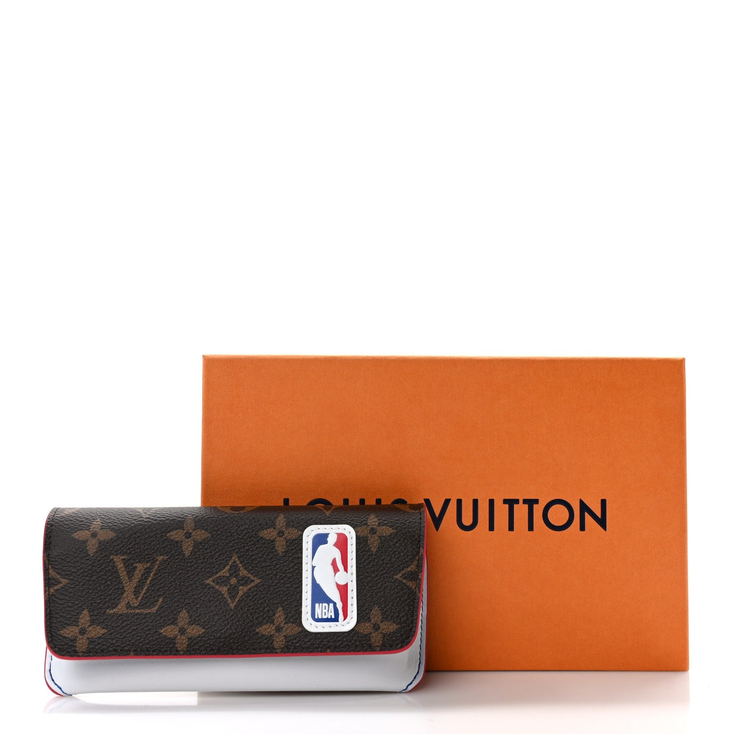 X NBA Monogram Woody Glasses Case