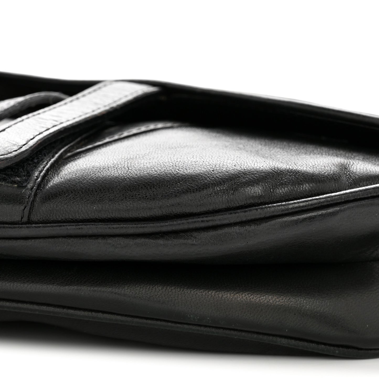 Calfskin Saddle Bag Black