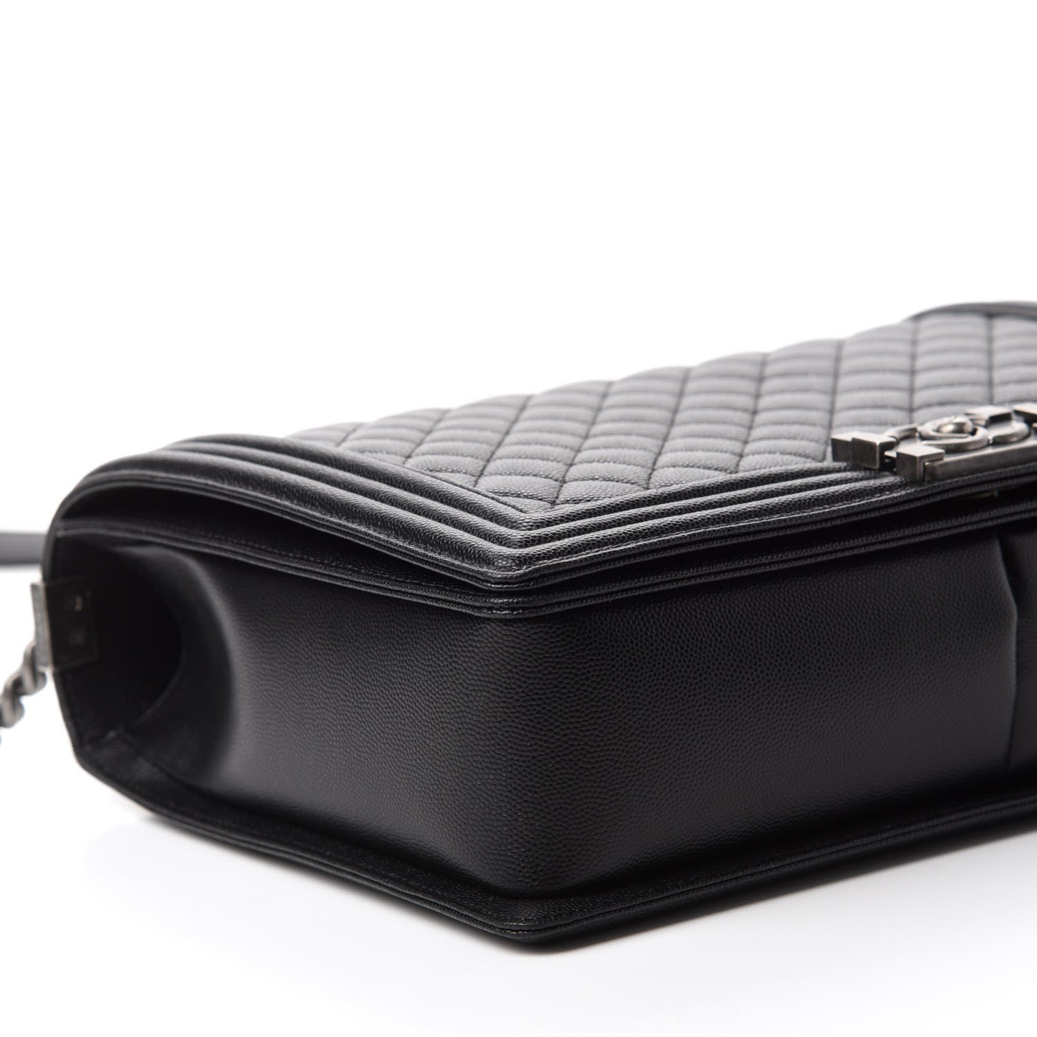 Chanel Caviar Quilted Large Boy Flap Black 7 of 12
