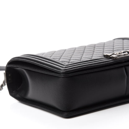 Chanel Caviar Quilted Large Boy Flap Black 7 of 12