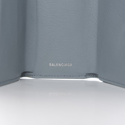 Balenciaga Calfskin Mini Papier Wallet Cyclade 5 of 6