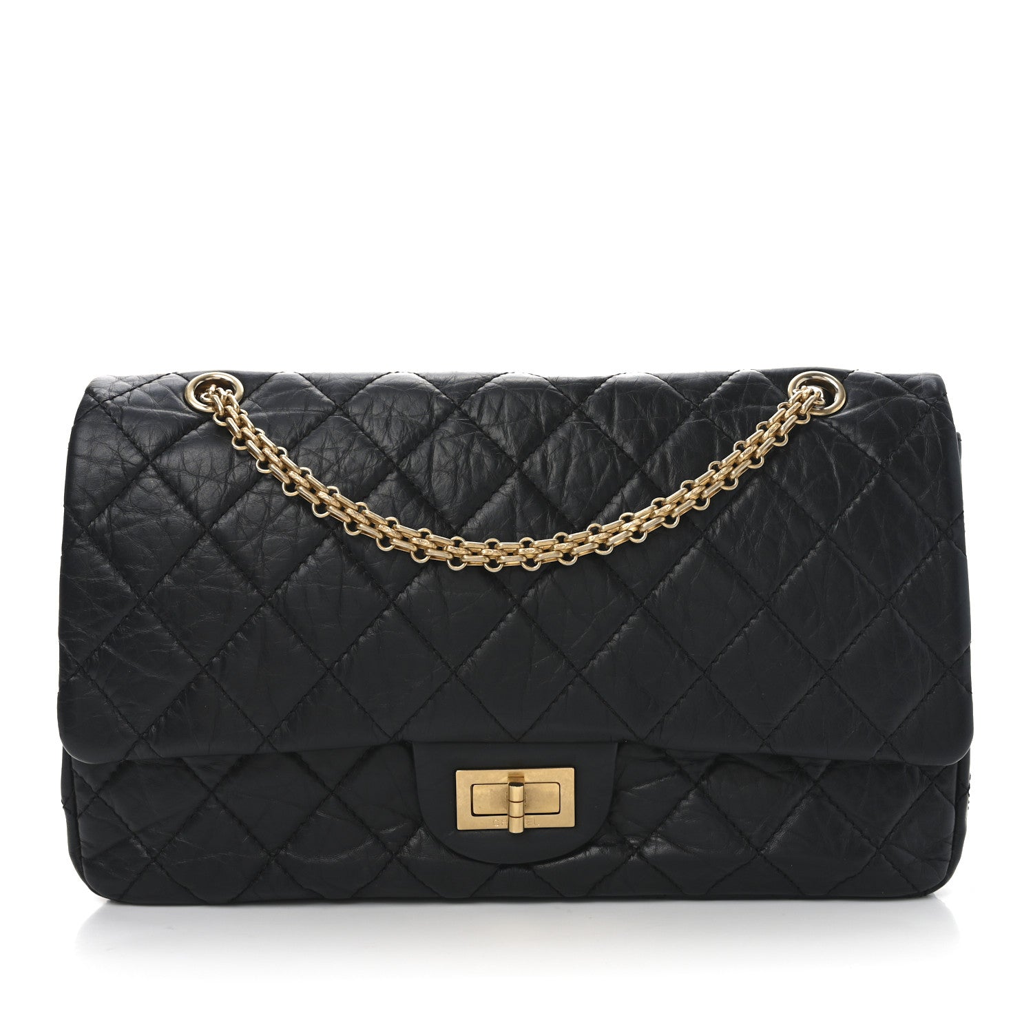 Chanel Aged Calfskin Quilted 2.55 Reissue 227 Flap Black 1 of 11