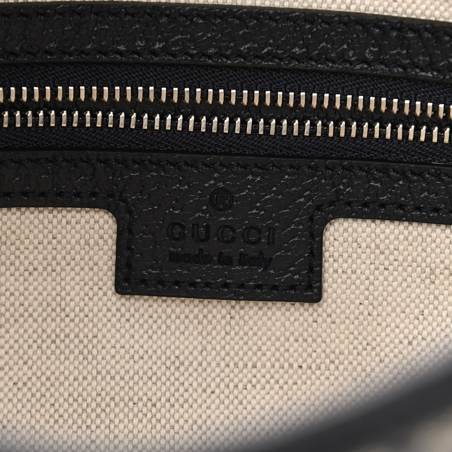 Gucci GG Supreme Monogram Textured Dollar Calfskin Web Small Jackie 1961 Hobo Beige Blue 6 of 10