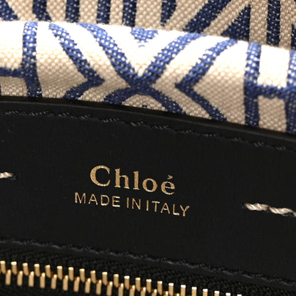 Chloe Calfskin Medium Daria Full Blue 5 of 9
