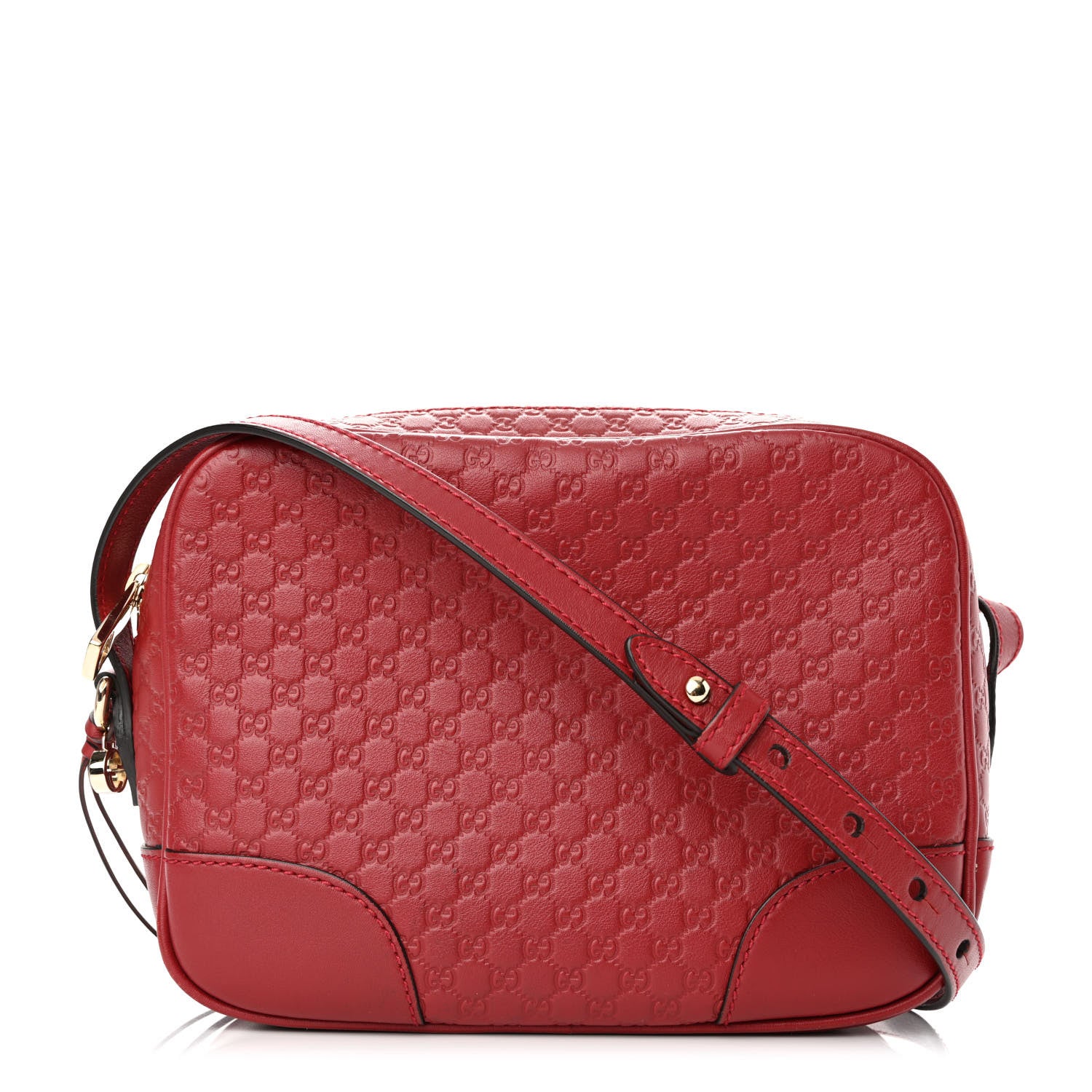 Gucci Microguccissima Mini Bree Messenger Bag Red 1 of 12
