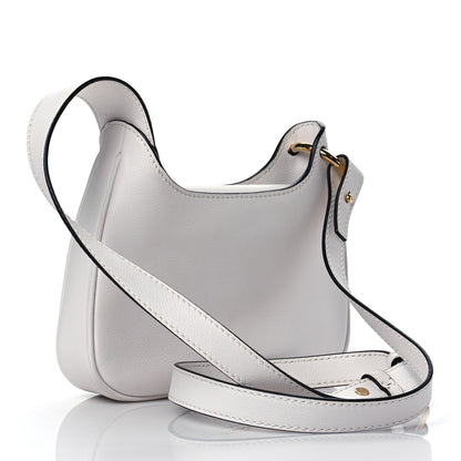 Versace Calfskin La Medusa Small Hobo Crossbody White 2 of 8