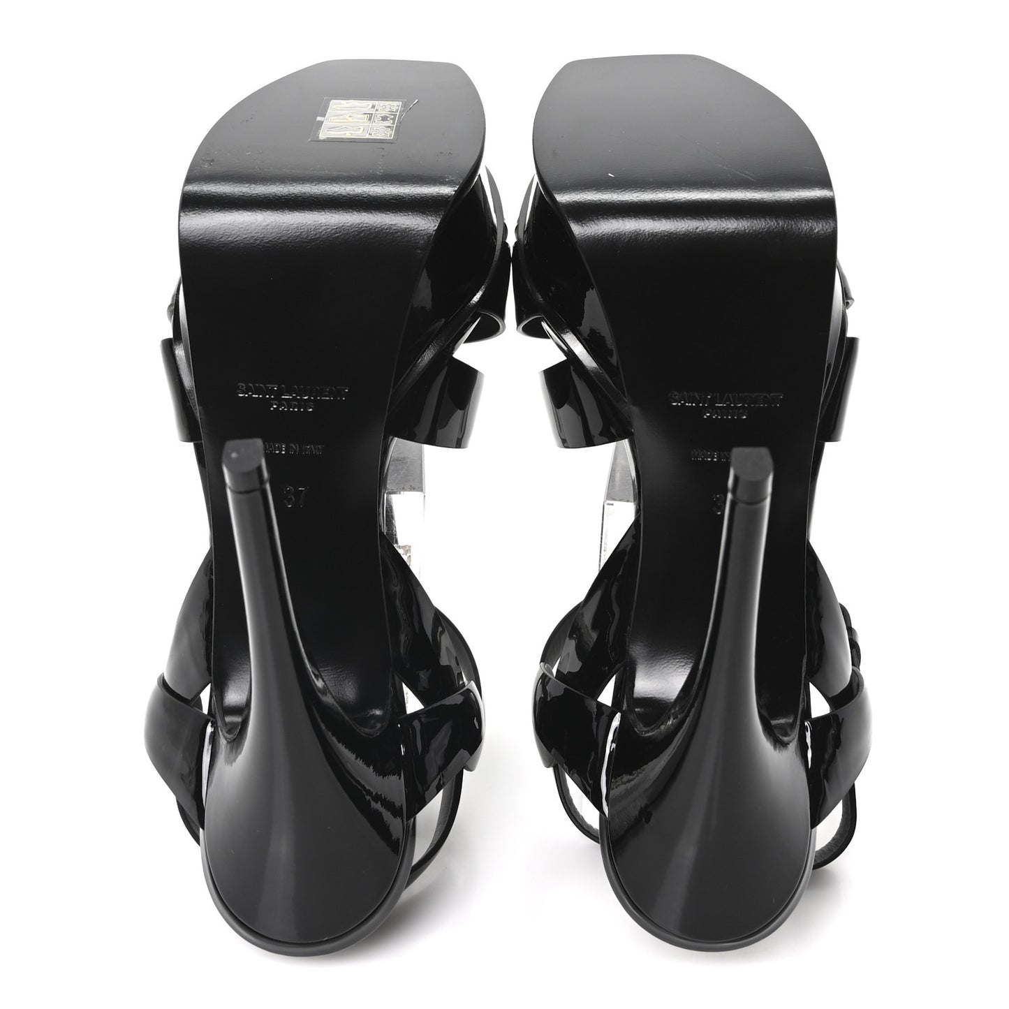 Patent Tribute 105 Platform Sandals 37 Black