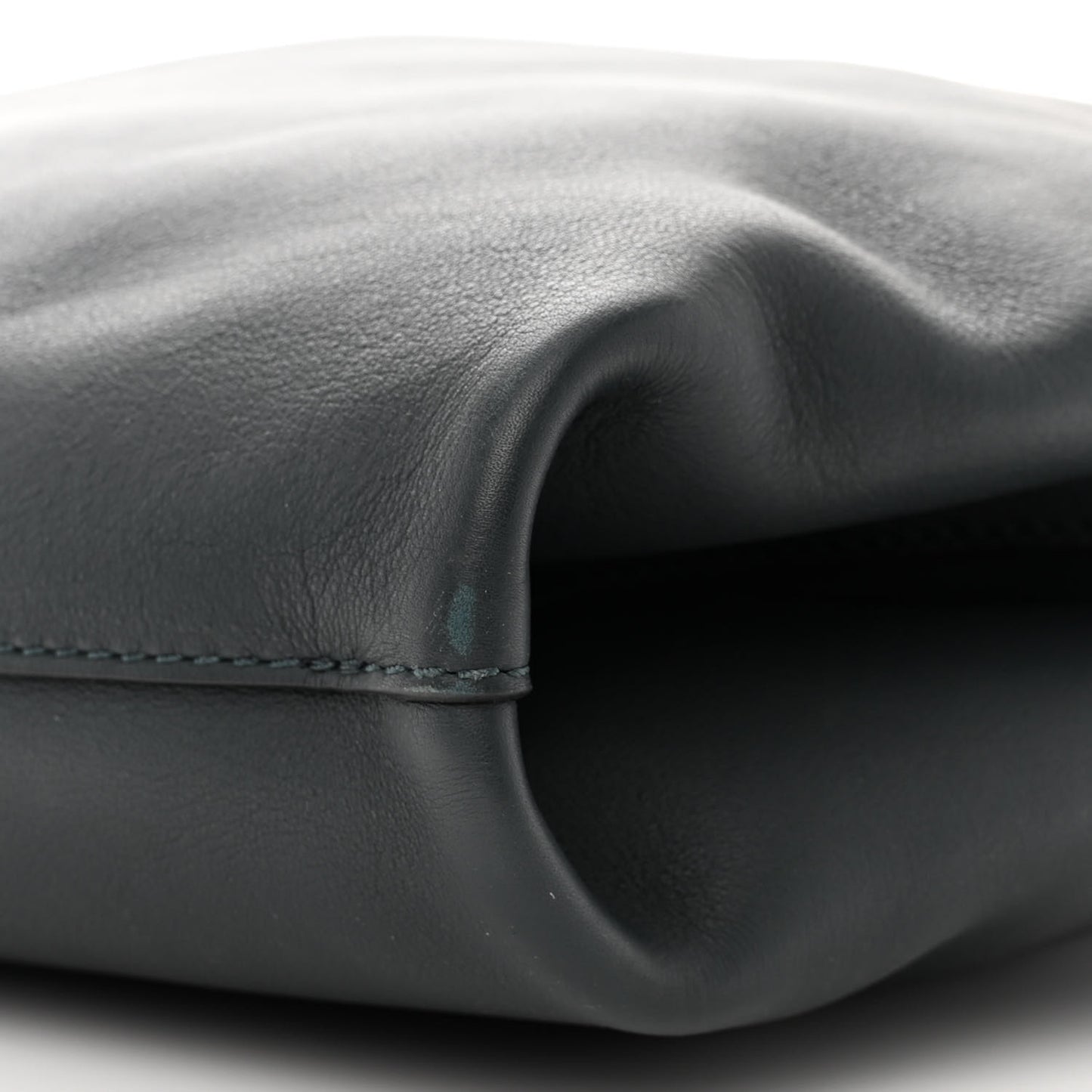 Calfskin Medium Grommet Hobo Dark Emerald