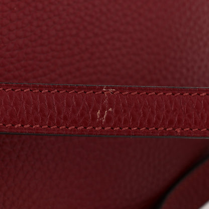 Hermes Taurillon Clemence Bolide 31 Rubis 12 of 12