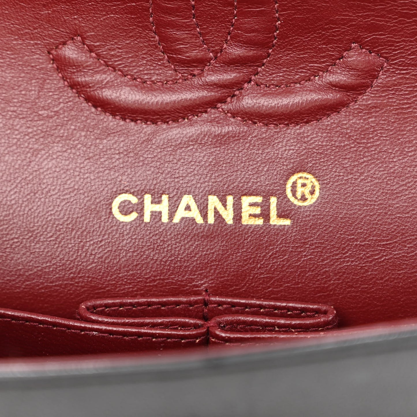 Lambskin Quilted Small Double Flap Black