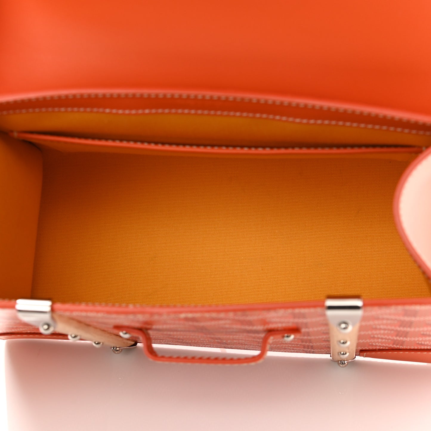 Goyardine Structure Mini Saigon Orange