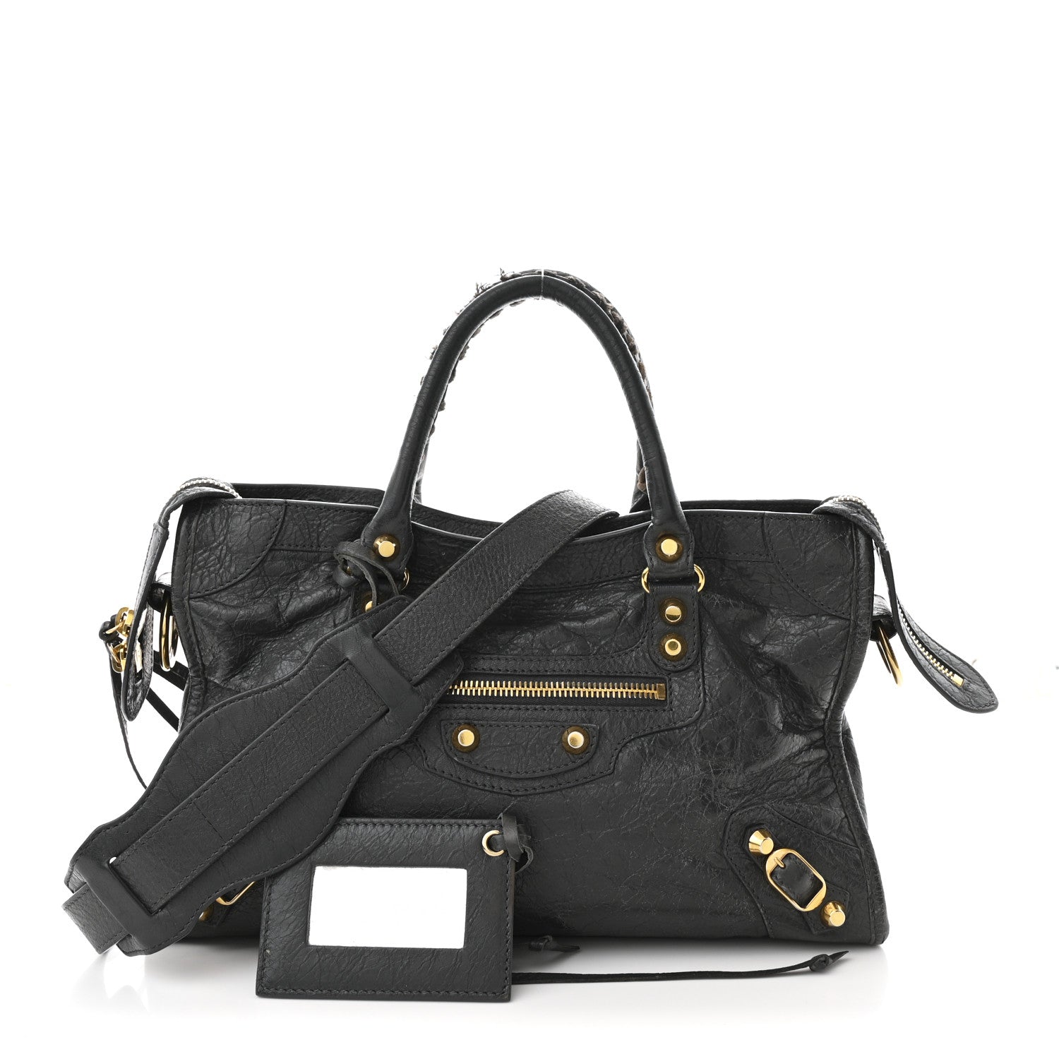 Balenciaga Agneau Classic Gold Hardware S City Gris Fossile 3 of 12