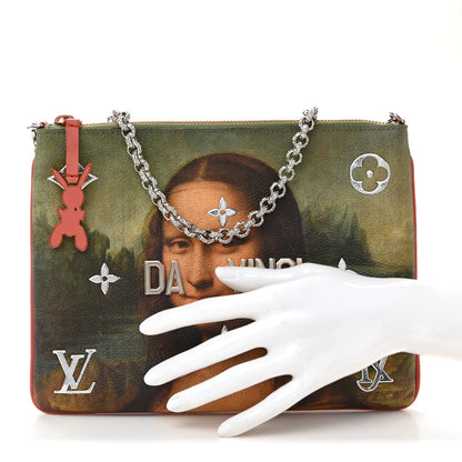 Louis Vuitton Masters Da Vinci Pochette Clutch Corail 2 of 9