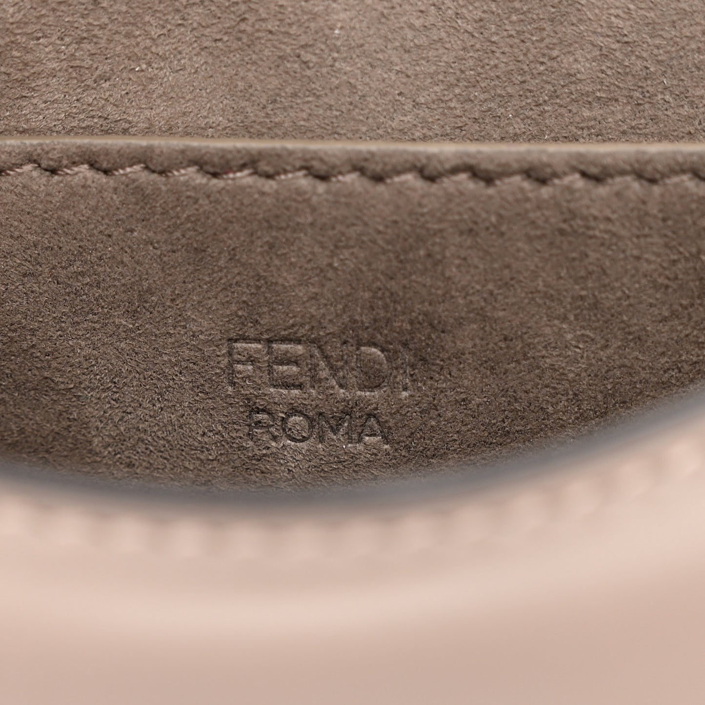 Vitello Brenta Cher Small Fendi C'mon Tortora