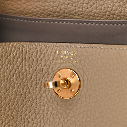Hermes Taurillon Clemence Mini Lindy 20 Trench 5 of 10