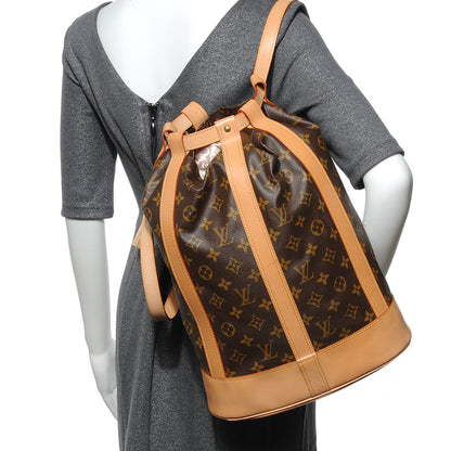 Louis Vuitton Monogram Randonnee GM Backpack 2 of 7