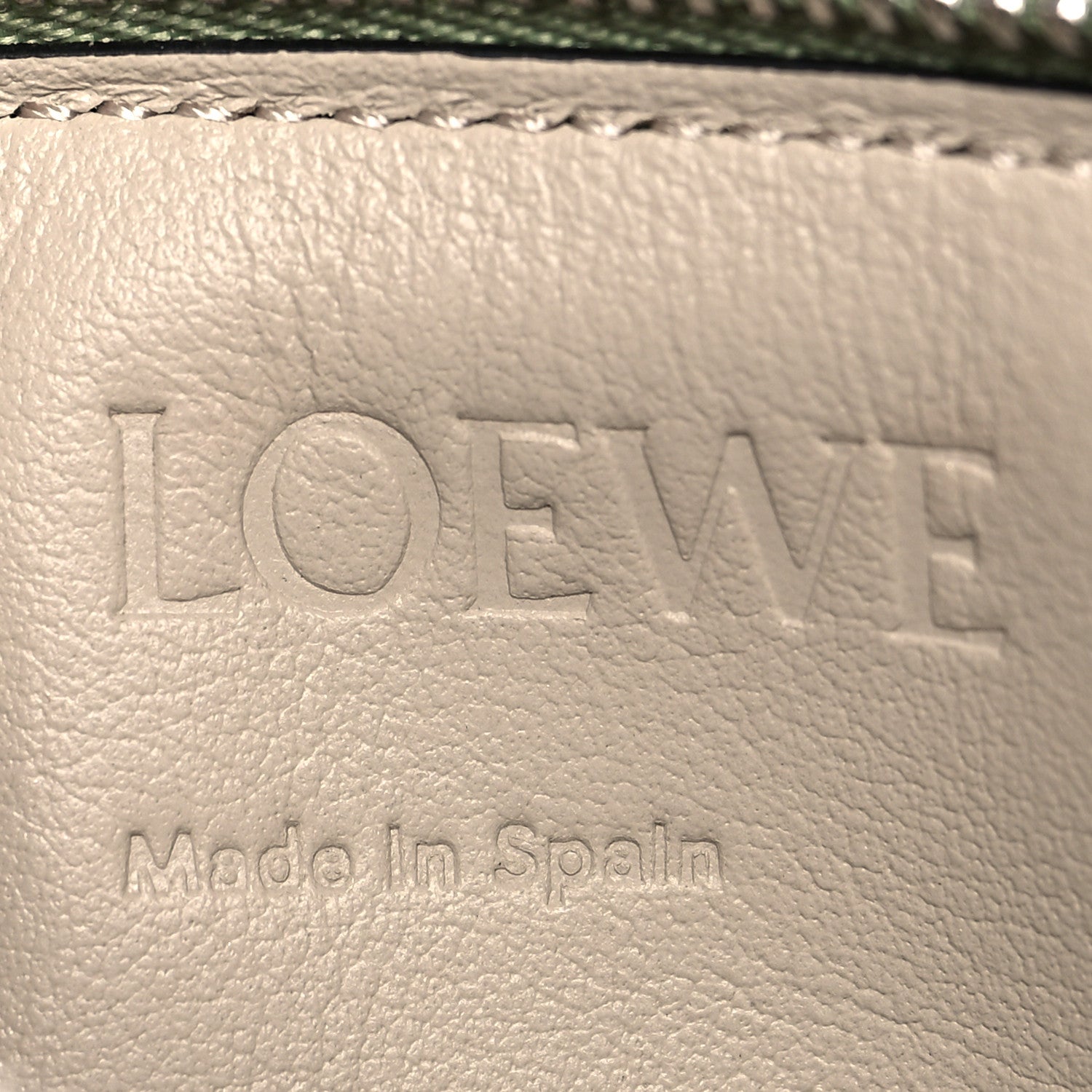 Loewe Soft Grained Calfskin Coin Card Holder Rosemary Tan 5 of 8