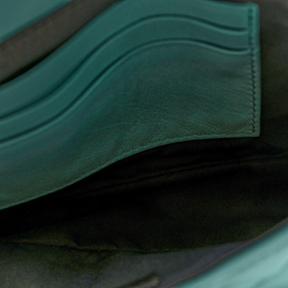 Fendi Nappa FF 1974 Embossed Mini Baguette Menta 5 of 9