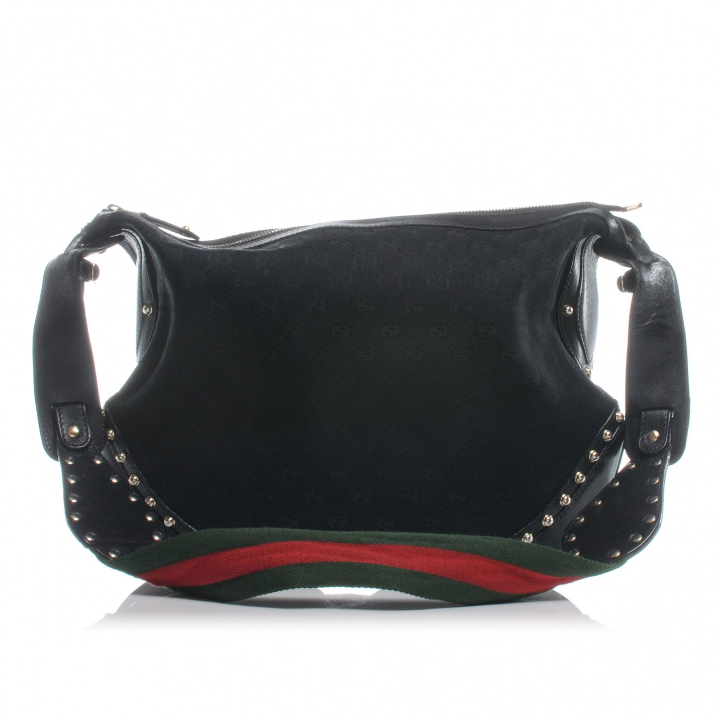 Monogram Pelham Studded Shoulder Bag Black