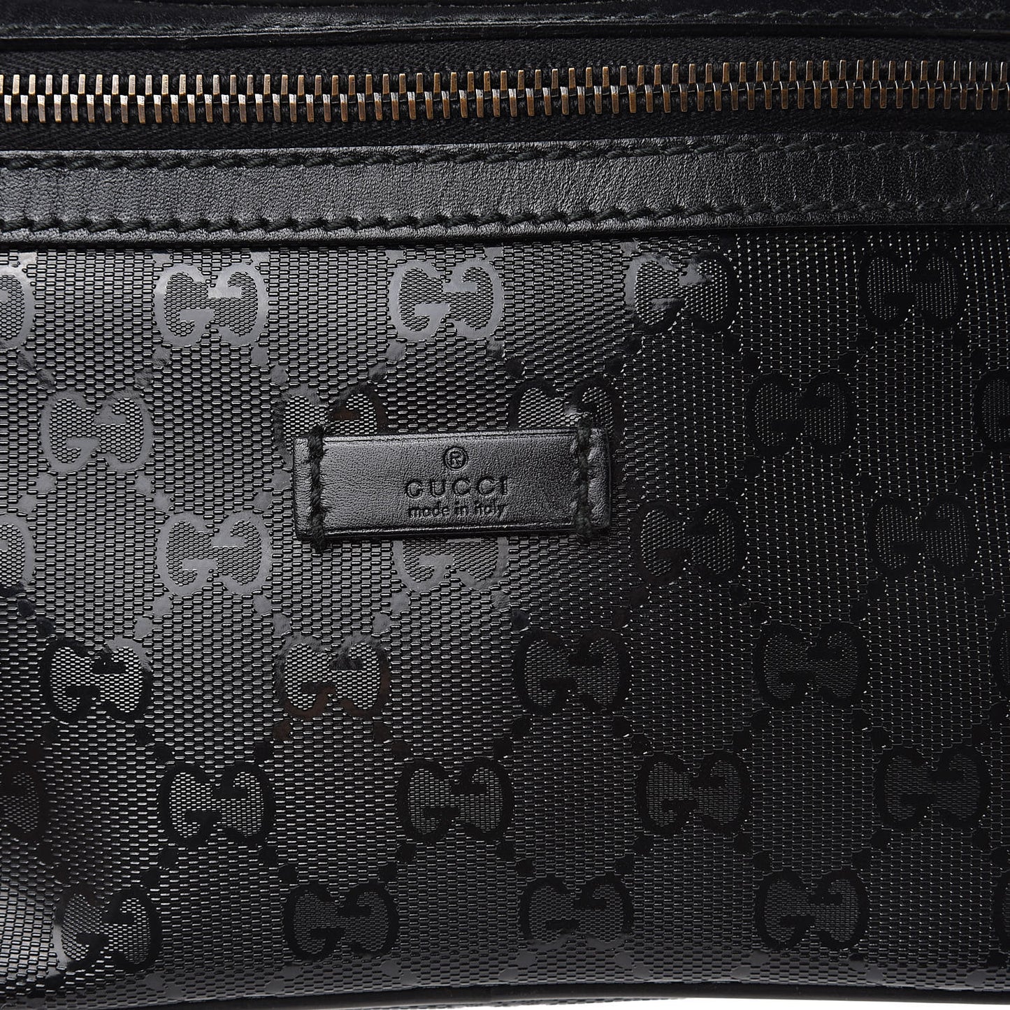 Imprime Monogram Belt Bag Black