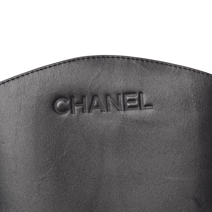 Chanel Calfskin Knee High Boots 38 Black 5 of 13