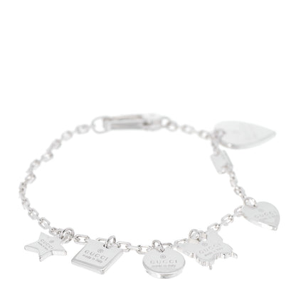 Gucci Sterling Silver Trademark Charm Bracelet 1 of 5