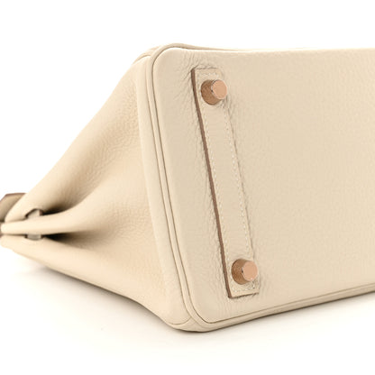 Hermes Togo Birkin 25 Craie 9 of 11