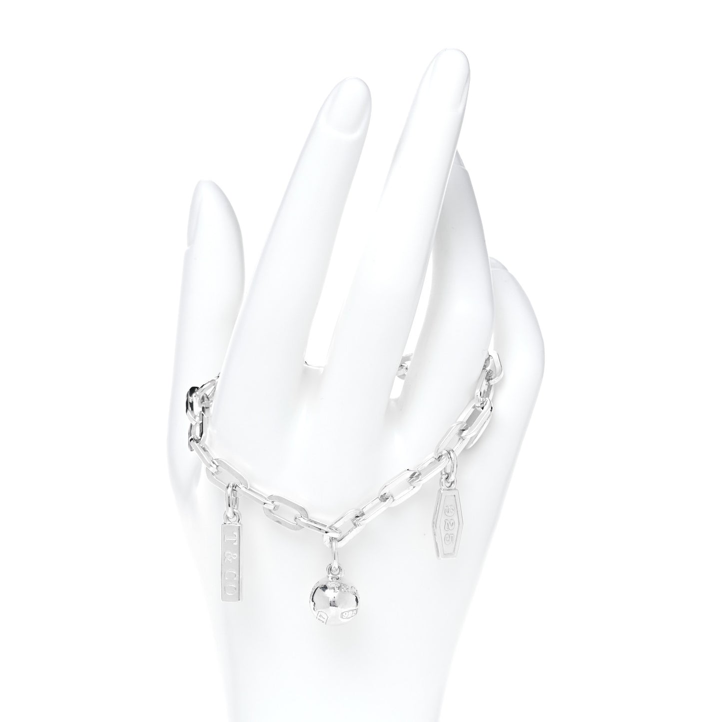 Sterling Silver 1837 Charm Bracelet