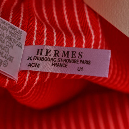 Hermes Toile H Canvas Under The Waves Drawstring Duffle Bag 8 of 11