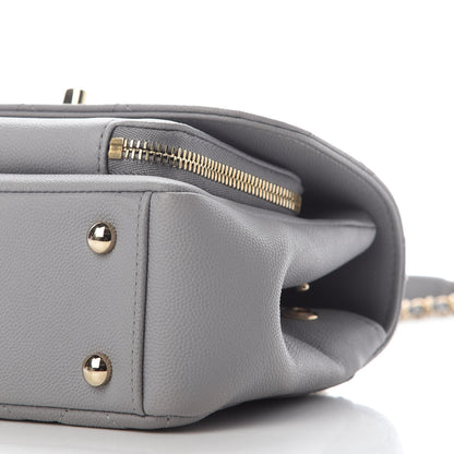 Chanel Caviar Quilted Small Business Affinity Flap Grey 9 of 10