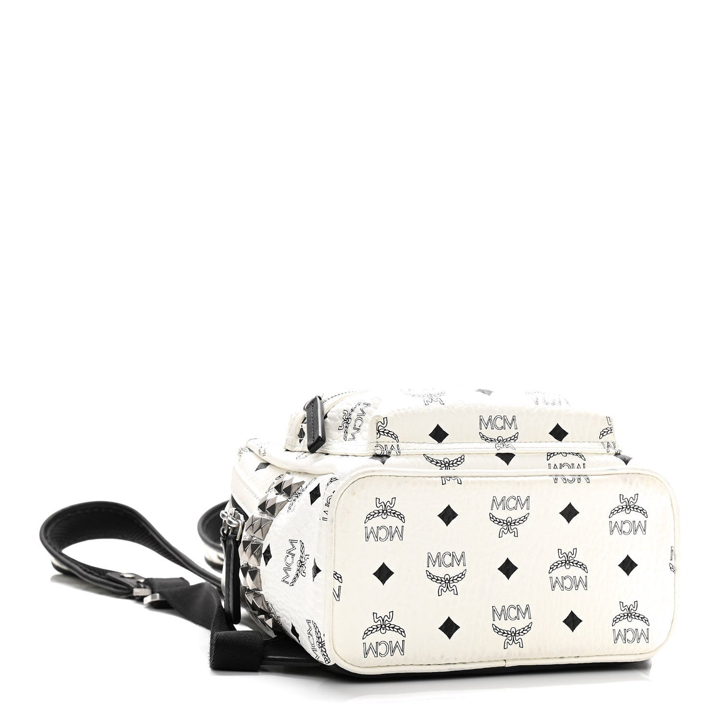 Visetos Side Stud Mini Stark Backpack White