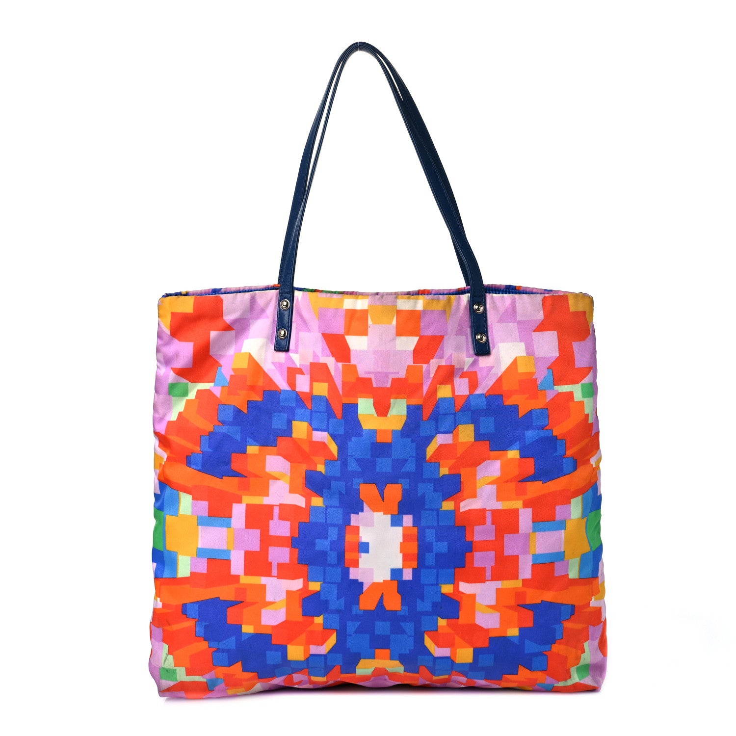 Chanel Nylon Printed CC Tote Multicolor 3 of 10
