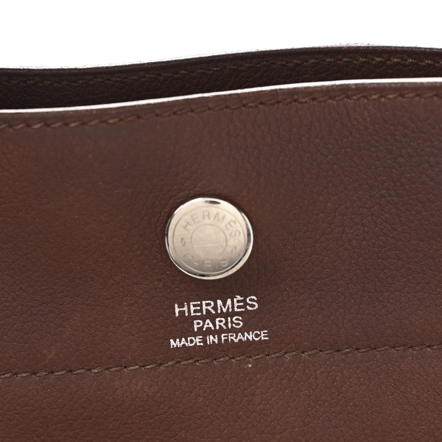 Hermes Evergrain Front Pocket Tote Havane 6 of 9
