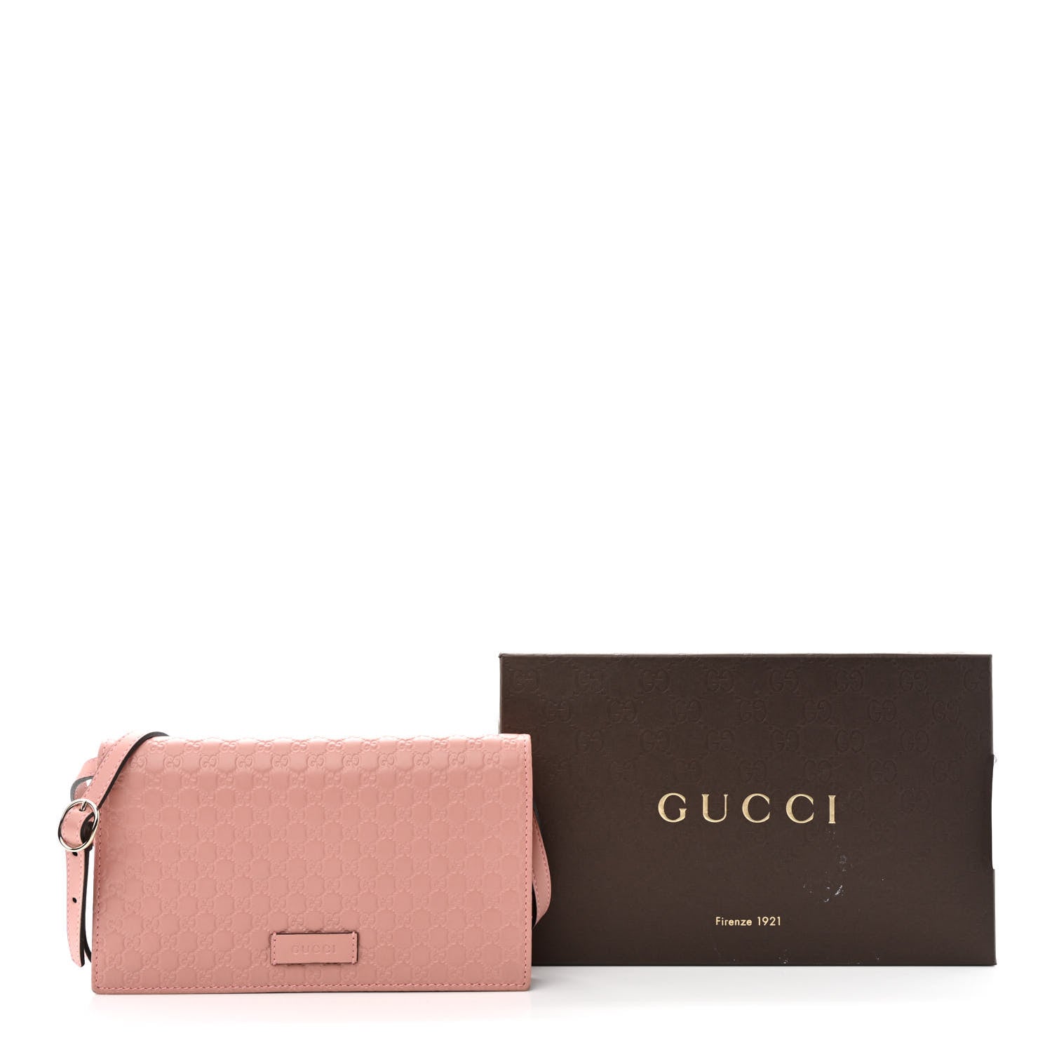 Gucci Microguccissima Crossbody Wallet Soft Pink 11 of 11