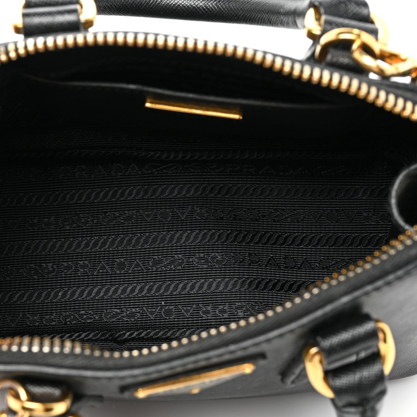 Saffiano Lux Mini Promenade Tote Black