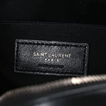 Saint Laurent Calfskin Matelasse Monogram Lou Camera Bag Black 6 of 10