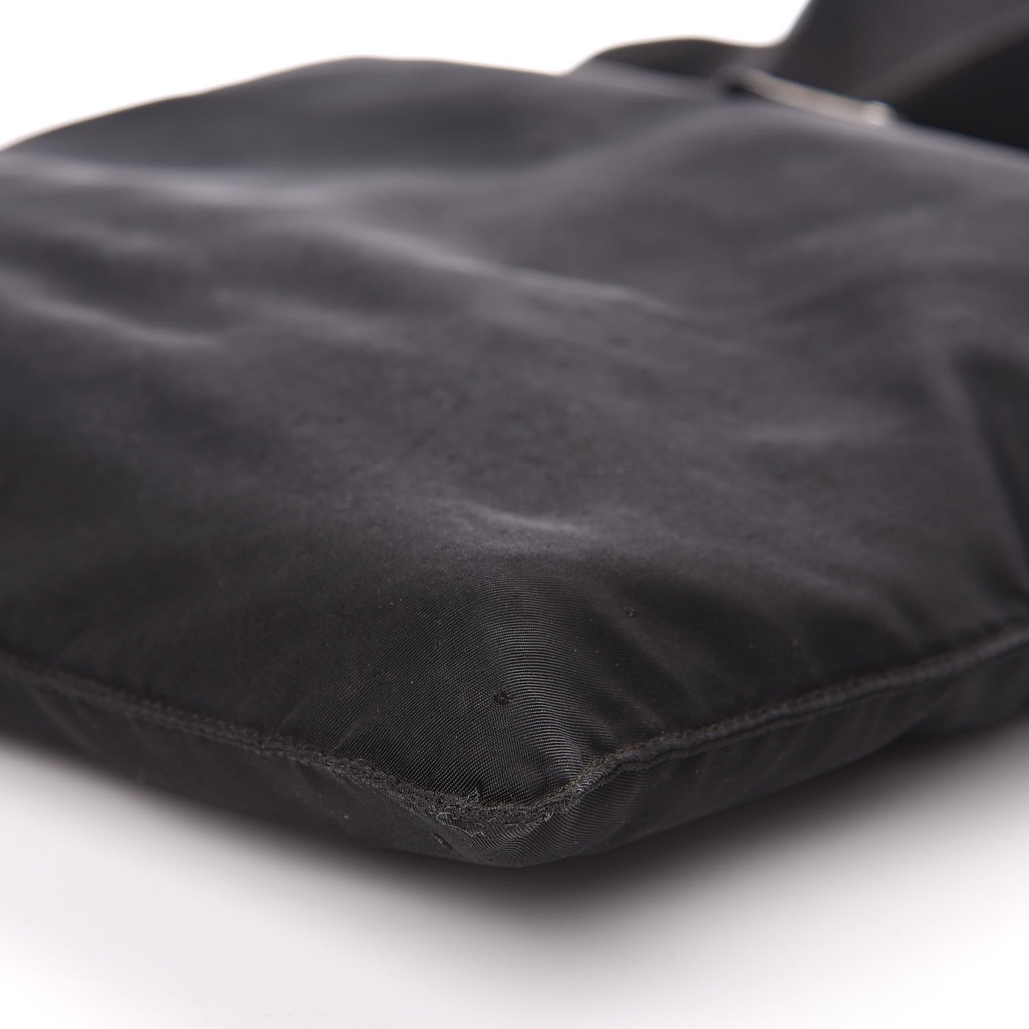 Prada Nylon Vela Flat Messenger Bag Black 8 of 11