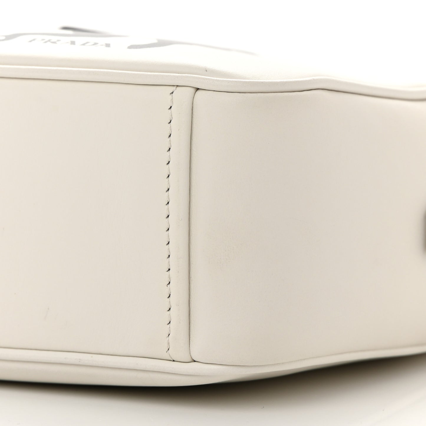 City Calf Monkey Print Camera Bag White Papaya