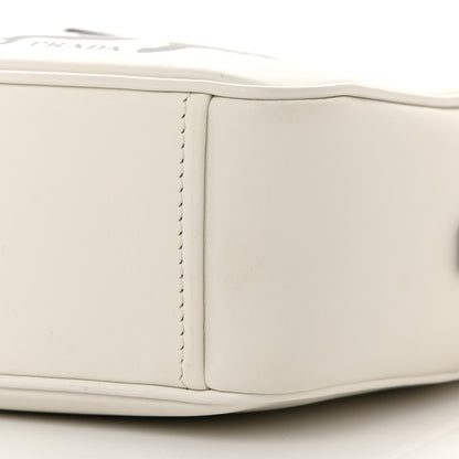 Prada City Calf Monkey Print Camera Bag White Papaya 10 of 14
