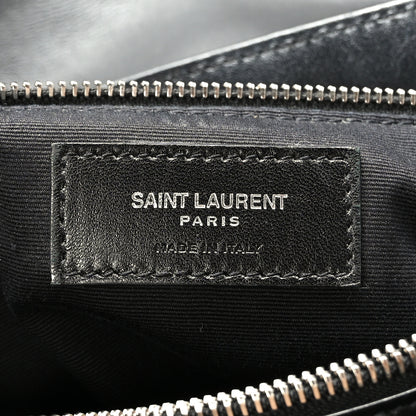 Saint Laurent Calfskin Y Quilted Monogram Large Loulou Chain Satchel Black 6 of 9