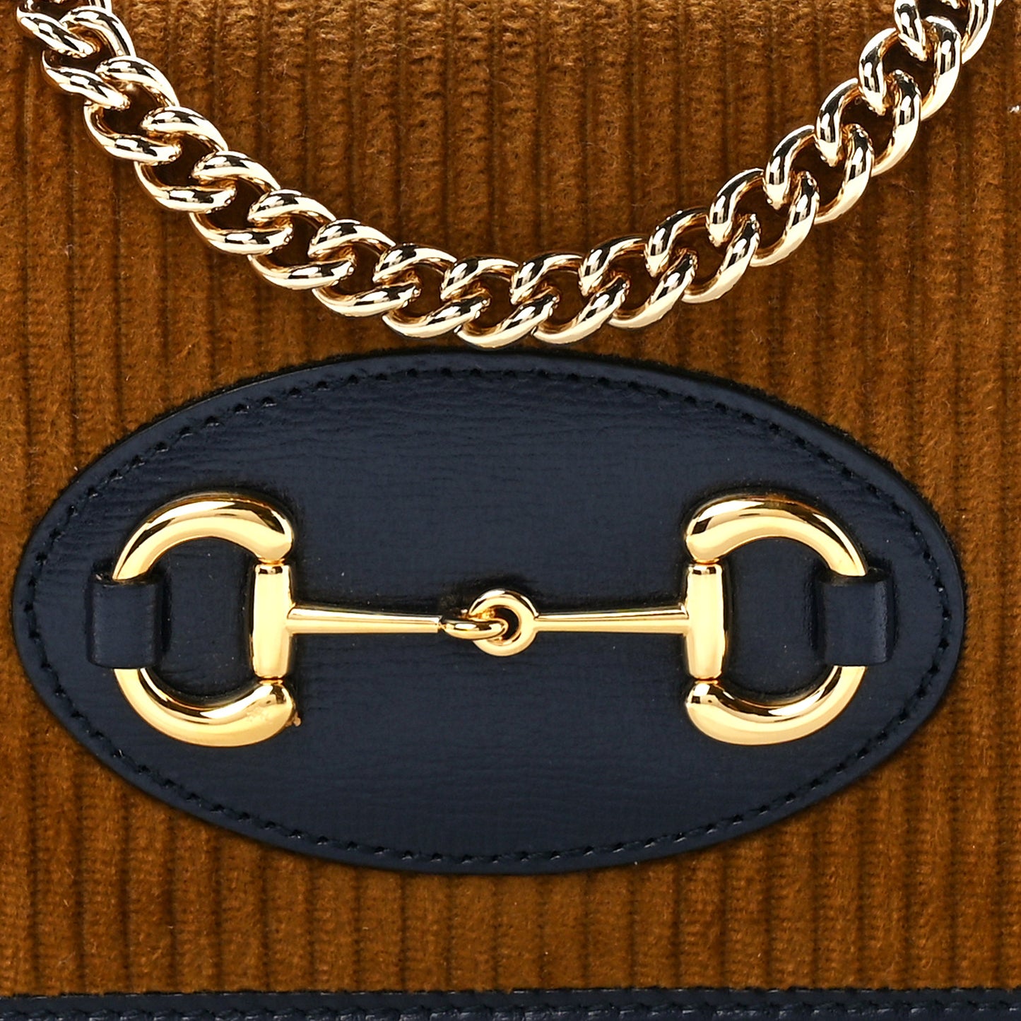 Lanzo Stretch Cord Azalea Calfskin Horsebit 1955 Wallet On Chain New Mud Blue